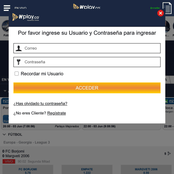 Login Modal